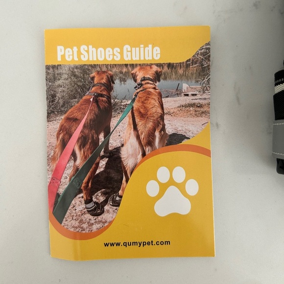 QUMY Dog Boots - All-Terrain Paw Protectors, Size 2, Black- NIB - Picture 5 of 6